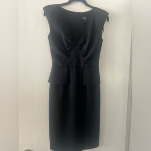 Navy Blue size 0 ABS collection peplum dress